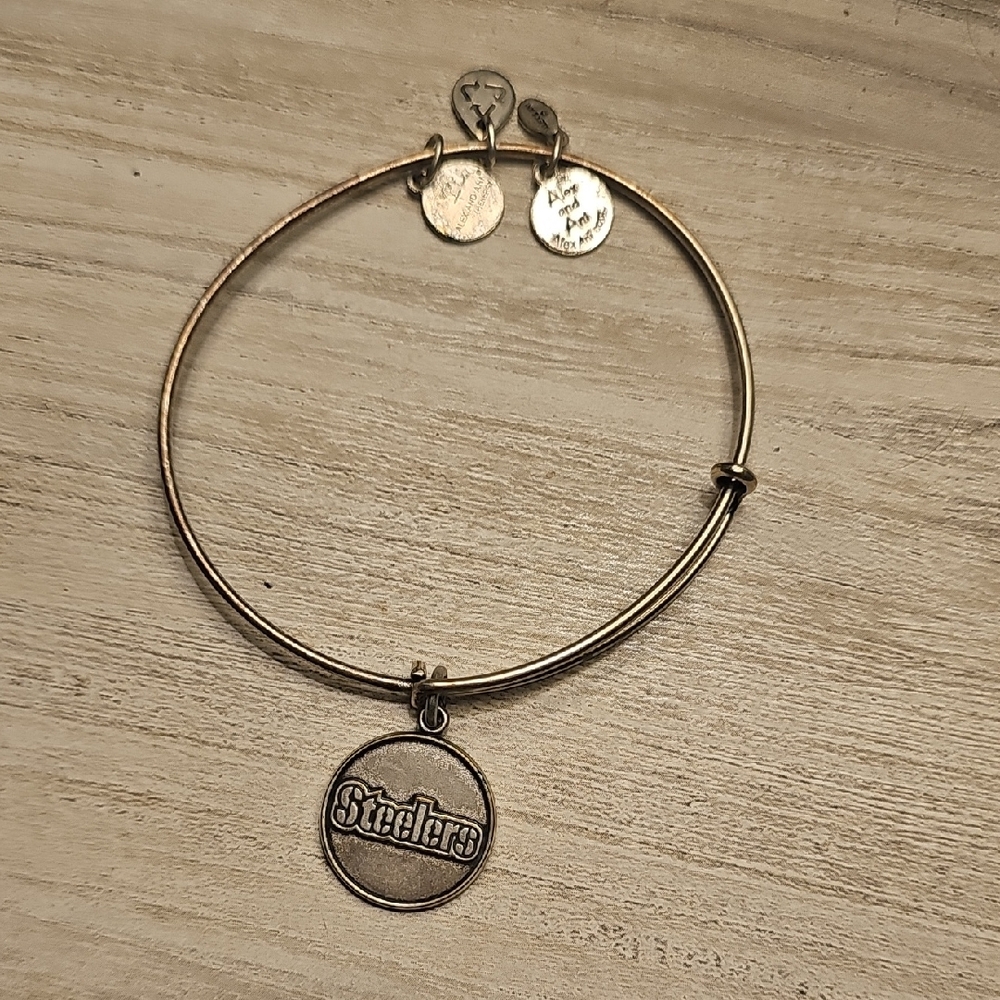 Gold Steelers Charm Bracelet